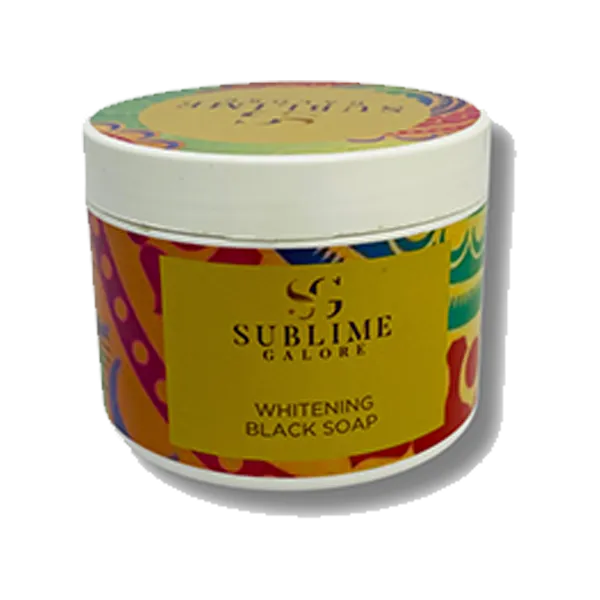 26812 7 days whitening black soap packaging